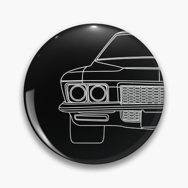 Item preview, Buick Riviera 1971-1973 third generation white lines designed and sold by EdimDesign.