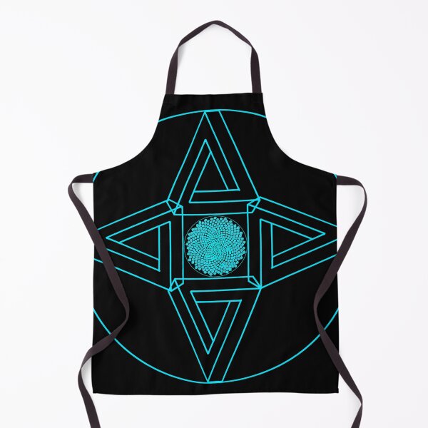 Item preview, Turquoise Framed Triangle Me Impressed Star & CircleVisions designed and sold by createVisions.