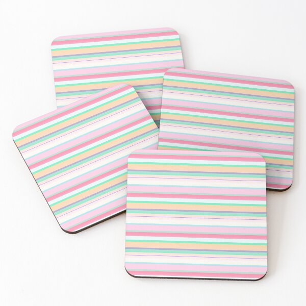 Item preview, Preppy color palette striped  designed and sold by lausn.