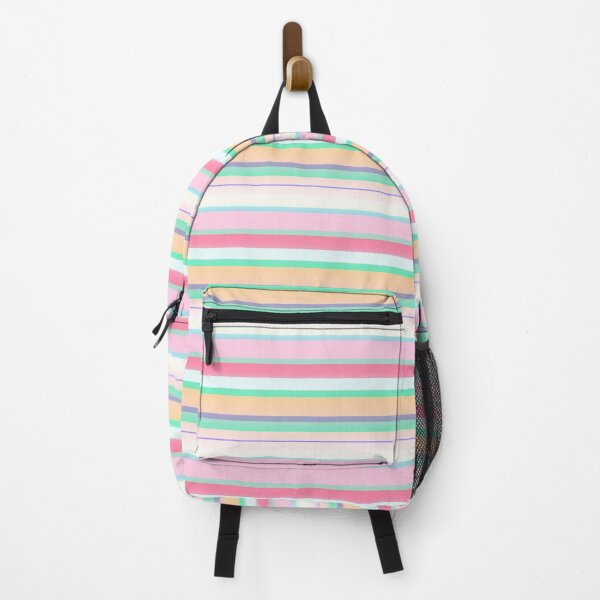 Item preview, Preppy color palette striped designed and sold by lausn.