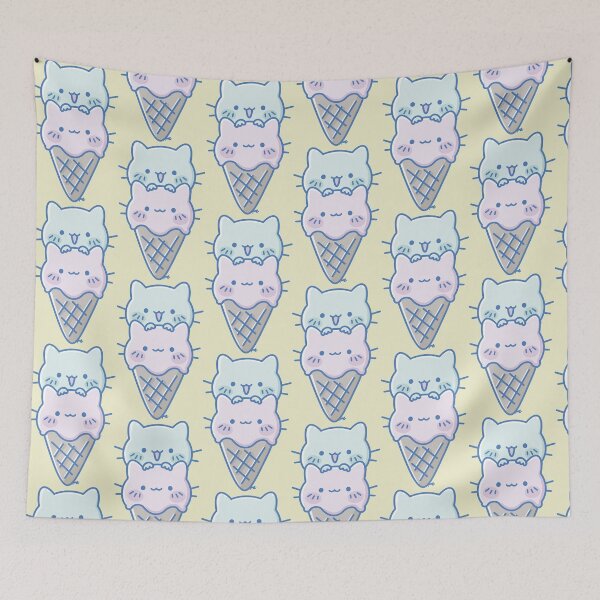 Item preview, kawaii cat-icecream designed and sold by Sugar-Bubbles.