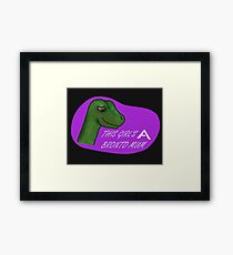 This girl's a Bronto mum Framed Print