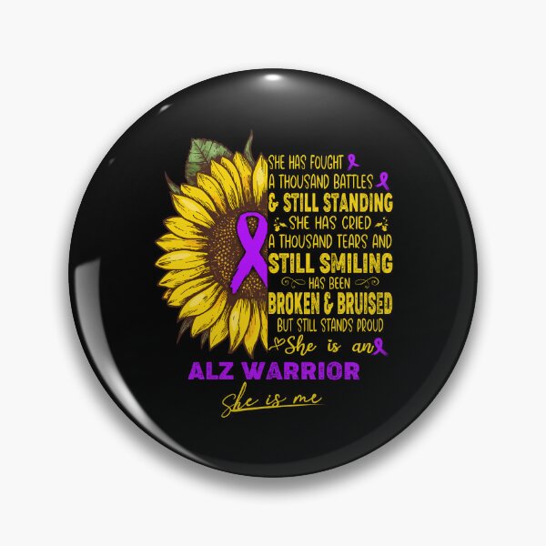 Item preview, Alzheimers Awareness ALZ Awareness She is An ALZ Warrior She is Me  designed and sold by OtiliaNikolaus.