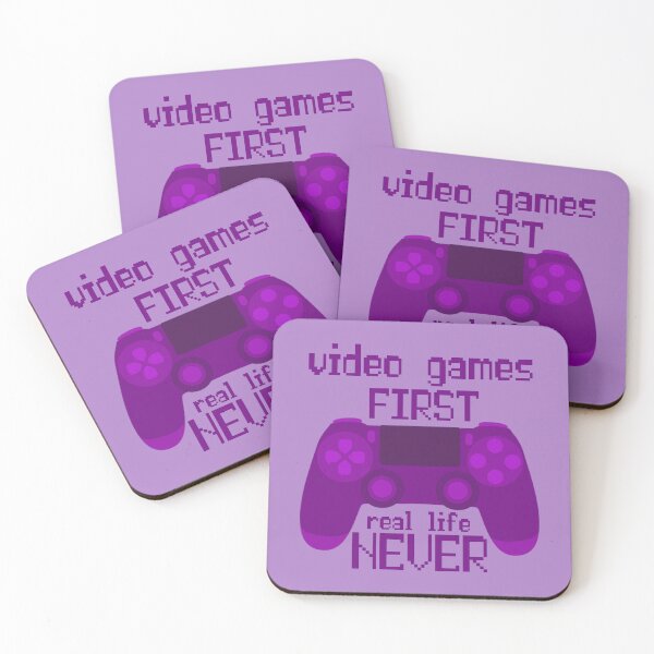 Item preview, Video Games FIRST Real Life NEVER Purple designed and sold by everything4eva.