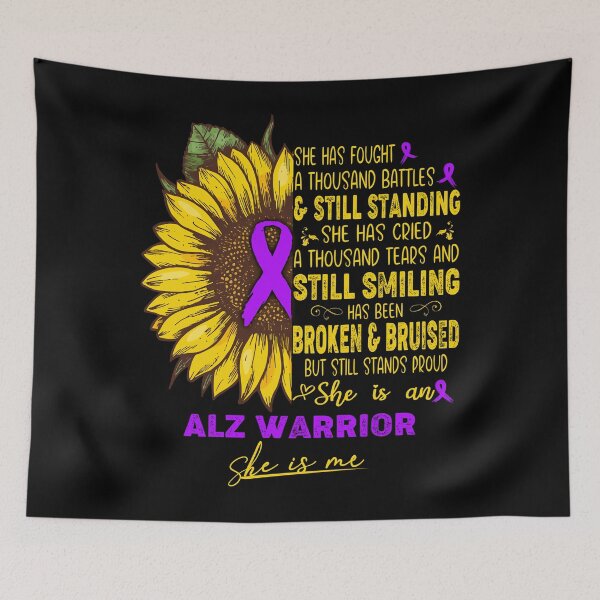 Item preview, Alzheimers Awareness ALZ Awareness She is An ALZ Warrior She is Me  designed and sold by OtiliaNikolaus.