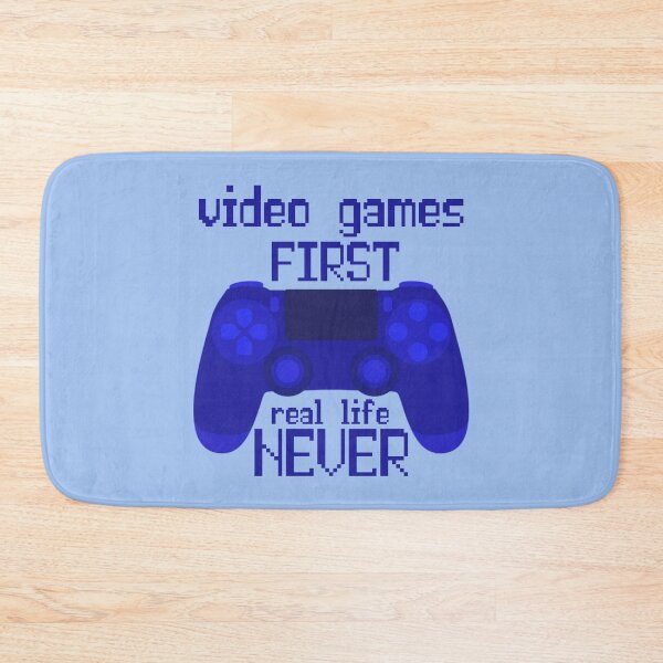 Item preview, Video Games FIRST Real Life NEVER Blue designed and sold by everything4eva.