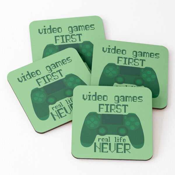 Item preview, Video Games FIRST Real Life NEVER Green designed and sold by everything4eva.