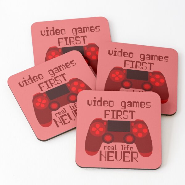 Item preview, Video Games FIRST Real Life NEVER Red designed and sold by everything4eva.
