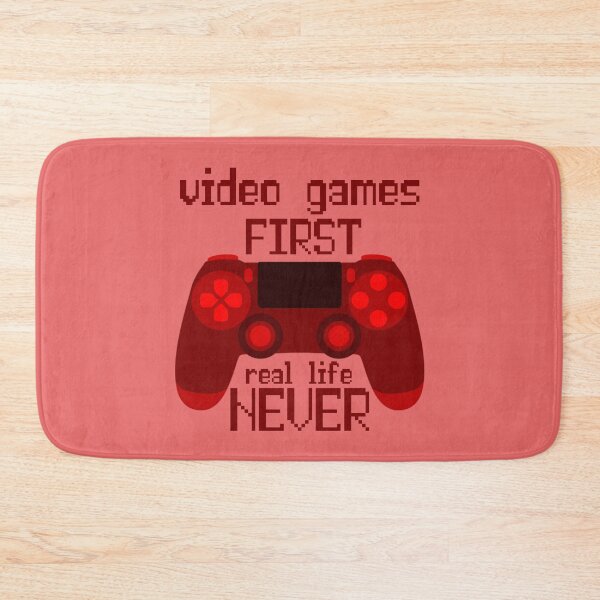 Item preview, Video Games FIRST Real Life NEVER Red designed and sold by everything4eva.