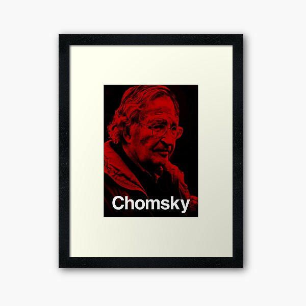 Noam Chomsky Framed Art Print