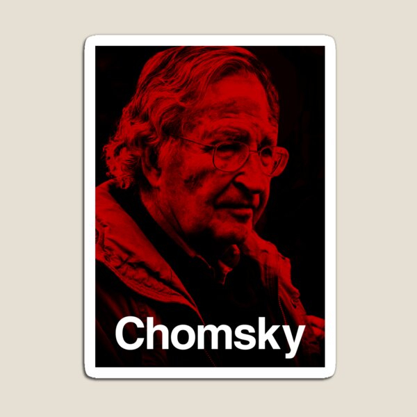 Item preview, Noam Chomsky designed and sold by KeepLeft.