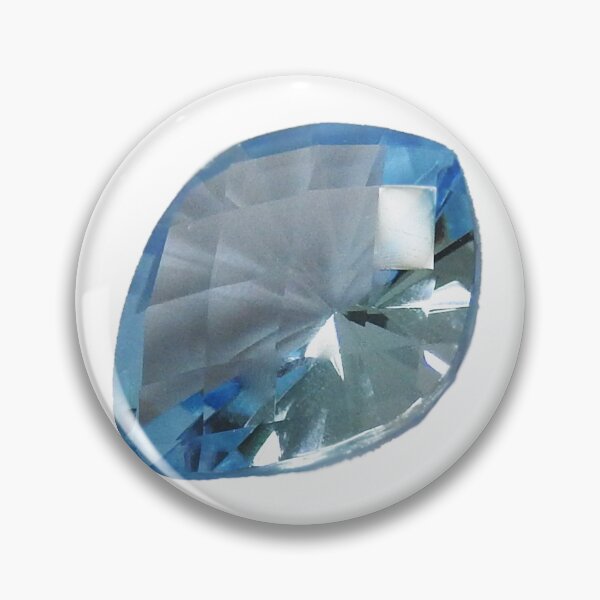Item preview, Fancy shape Aquamarine Light Sky Blue designed and sold by DigitalGemArt.
