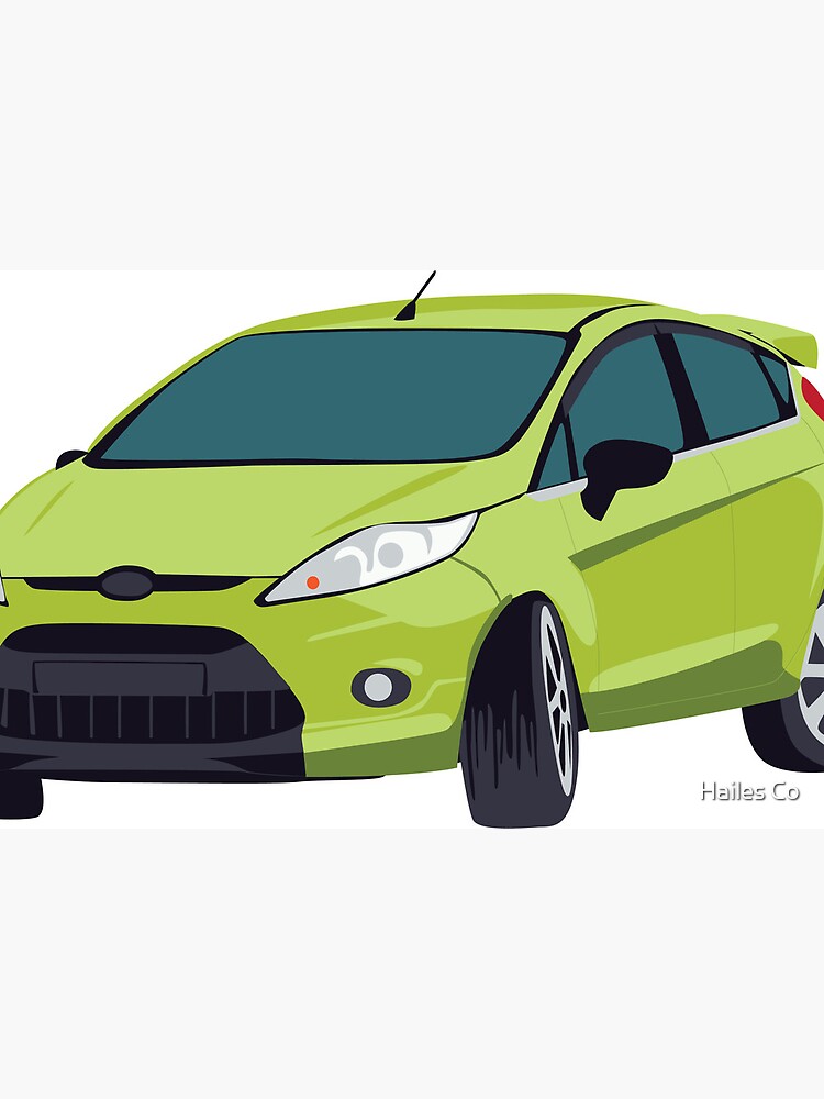 Ford Fiesta 2010 | Art Board Print