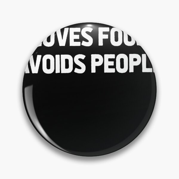 Item preview, Wears Black Loves Food Avoids People Tshirt designed and sold by AltCarsten.