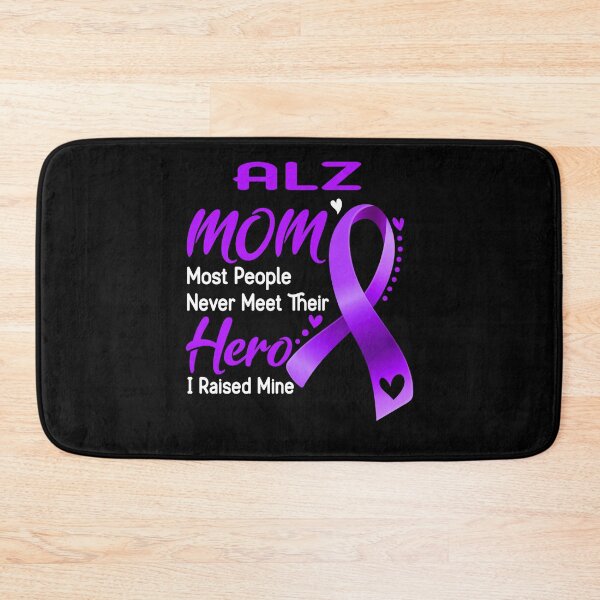 Item preview, Alzheimers Awareness ALZ MOM Most People Never Meet Their Hero I Raised Mine Support ALZ Awareness Gifts  designed and sold by OtiliaNikolaus.