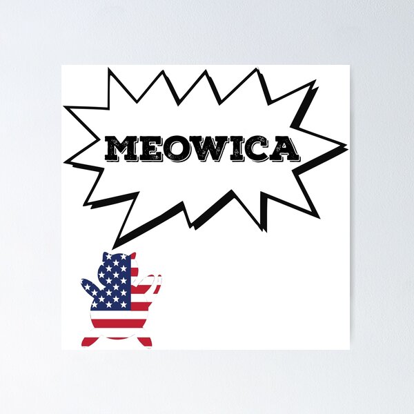 Item preview, Meowica Patriotic American Cat  designed and sold by overclock360.