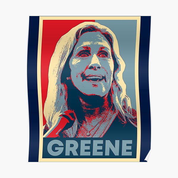 &ldquo;Marjorie Taylor Greene " Poster for Sale by JianingLin2 | Redbubble