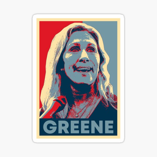 &ldquo;Marjorie Taylor Greene " Sticker for Sale by JianingLin2 | Redbubble
