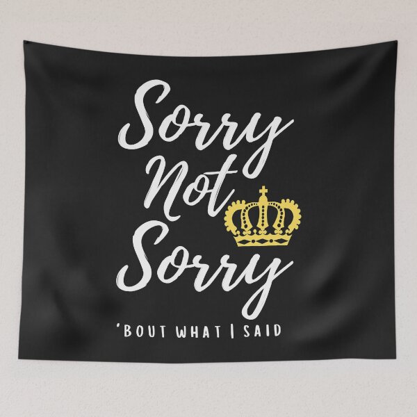 Artikelvorschau, Bestseller sorry not sorry six the musical entworfen und verkauft von Marrandy.