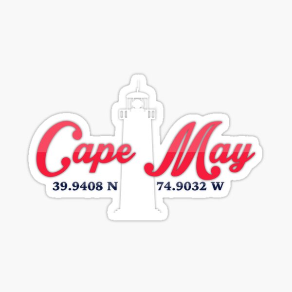 Artikel-Vorschau von Cape May-Aufkleber, designt und verkauft von coleenross.