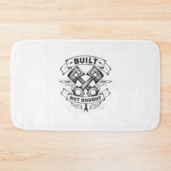 Item preview, Mens Built Not Bought Mechanic Pistons Custom Vintage Premium designed and sold by MeiKenia.