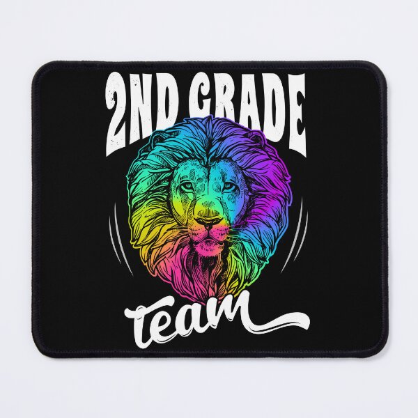 Item preview, Back to School Day rainbow lion 2nd Grade Teacher designed and sold by GraphismNinja.