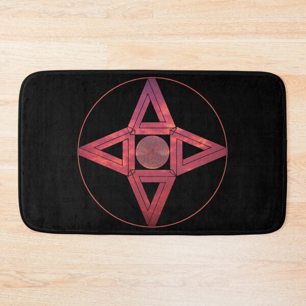 Item preview, Red Sky Triangle Me Impressed Star&CircleVisions designed and sold by createVisions.