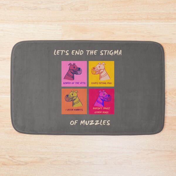 Item preview, Ending the stigma of dog muzzles designed and sold by kookycomet.