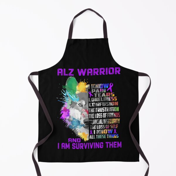 Item preview, Alzheimers Awareness I Am ALZ Warrior, I Know All These Things and I Am Surviving Them  designed and sold by OtiliaNikolaus.