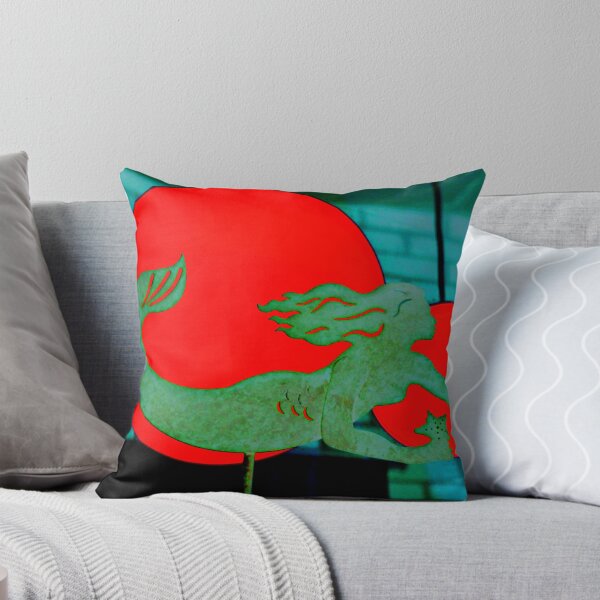Item preview, Red Moon Mermaid designed and sold by Bad Habits Lounge Studio.