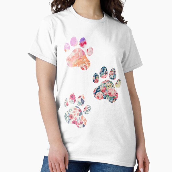 Item preview, Floral Paw Print Trio designed and sold by annmariestowe.