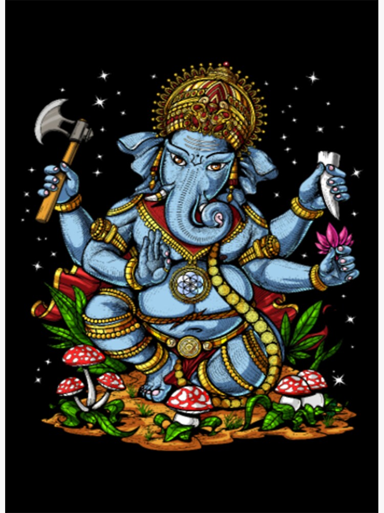 "Hinduism Elephant Deity Ganesha" Sticker for Sale by Xinshirt77