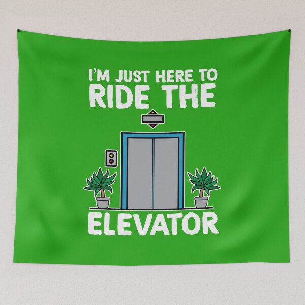 Item preview, Ride Elevators - Funny Joke Quote Mechanics Elevator GIfts designed and sold by SodaLin.