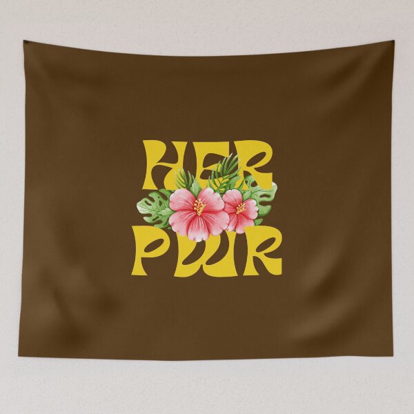 Item preview, Her Pwr | Power to Girls | Pink Hibiscus Flower designed and sold by SpeakLifeHQ.
