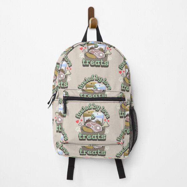 Item preview, Green Fueled By Love And Treats Fun Pet Dog Slogan US Spelling designed and sold by TrulyEpoque.