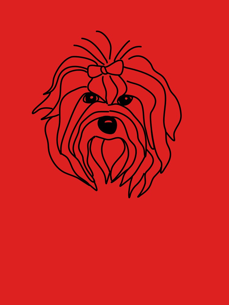 Thumbnail 3 von 3, Tailliertes Rundhals-Shirt, havaneser, havanese designt und verkauft von dog-shirt.