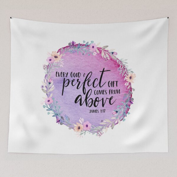 Item preview, Bible Verse - Every Good and Perfect Gift Comes From Above designed and sold by JacquelineLim.