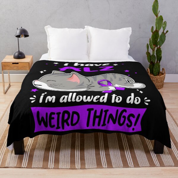 Item preview, Alzheimers Awareness I Have ALZ i'm Allowed to do Weird Things! designed and sold by OtiliaNikolaus.
