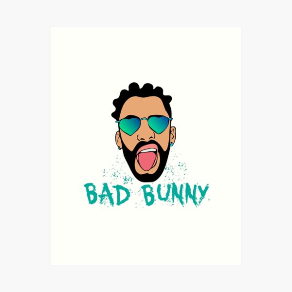 Bad Bunny Dodgers 55 cute | Photographic Print