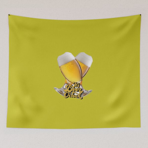 Item preview, It's Beer O'clock designed and sold by Benlaniboutique.