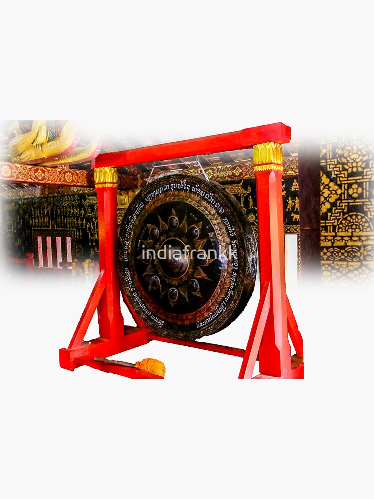 "Buddhist prayer drum" Sticker for Sale by indiafrankk Redbubble