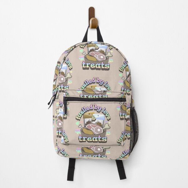 Item preview, Pastel Rainbow Fuelled By Love And Treats Fun Pet Dog Slogan UK Spelling designed and sold by TrulyEpoque.