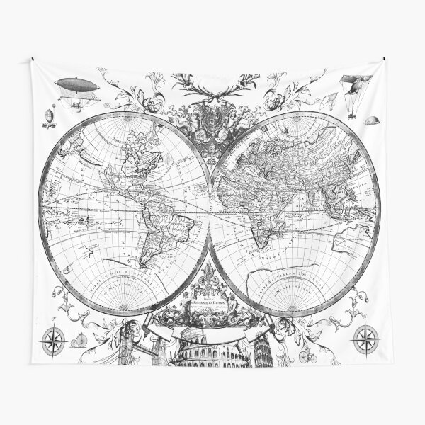 Item preview, world map designed and sold by BekimART.