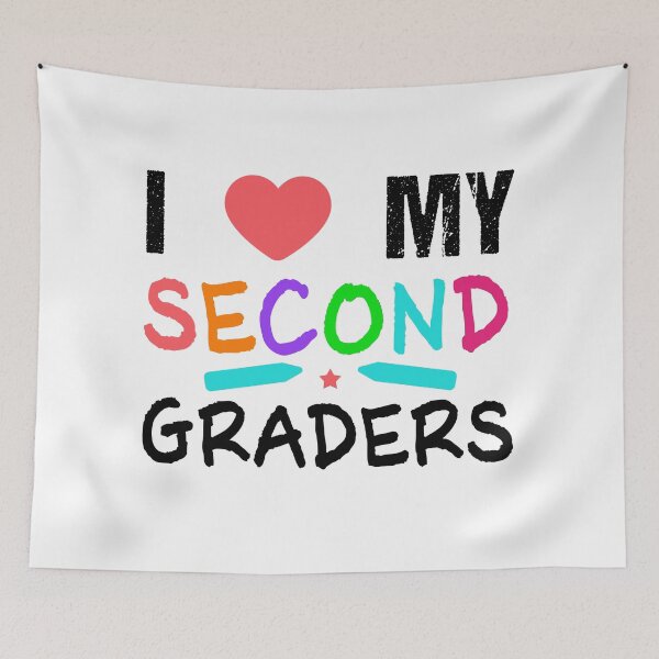 Item preview, I love my second graders - back to school day  designed and sold by Limitless Store.