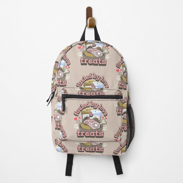 Item preview, Pink Fueled By Love And Treats Fun Pet Dog Slogan US Spelling designed and sold by TrulyEpoque.