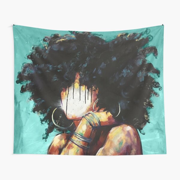 black artist tapestry