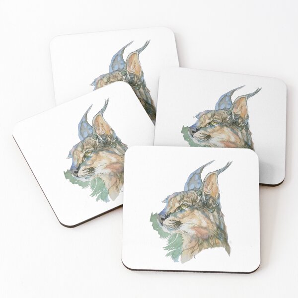 Item preview, Young Lynx Head, Animal, Big Cat Painting  designed and sold by Cefercom.