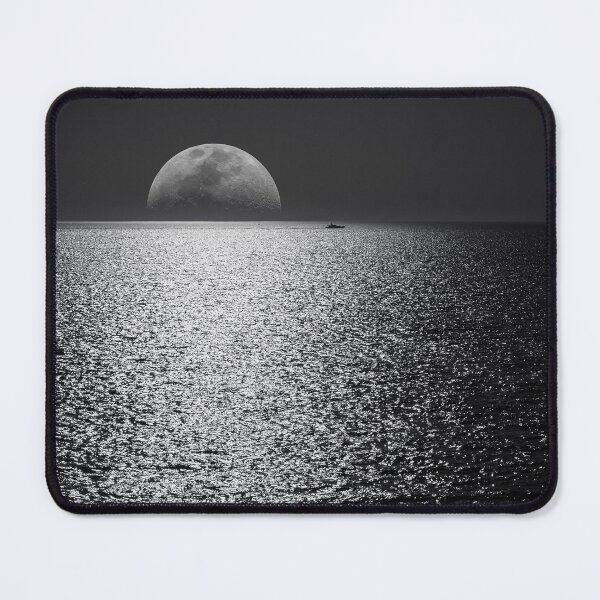Item preview, Magneficent sea view full moon image designed and sold by MadLeader.