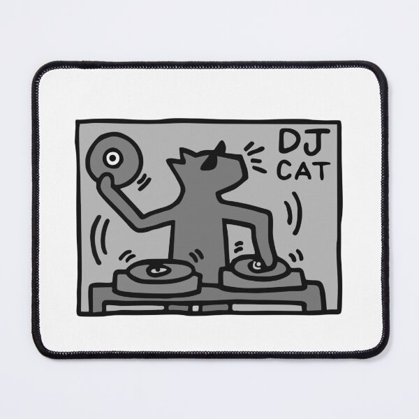 Item preview, Copy of DJ CAT KIETH ANIMAL HARING WHITE designed and sold by SuneeKeiko.
