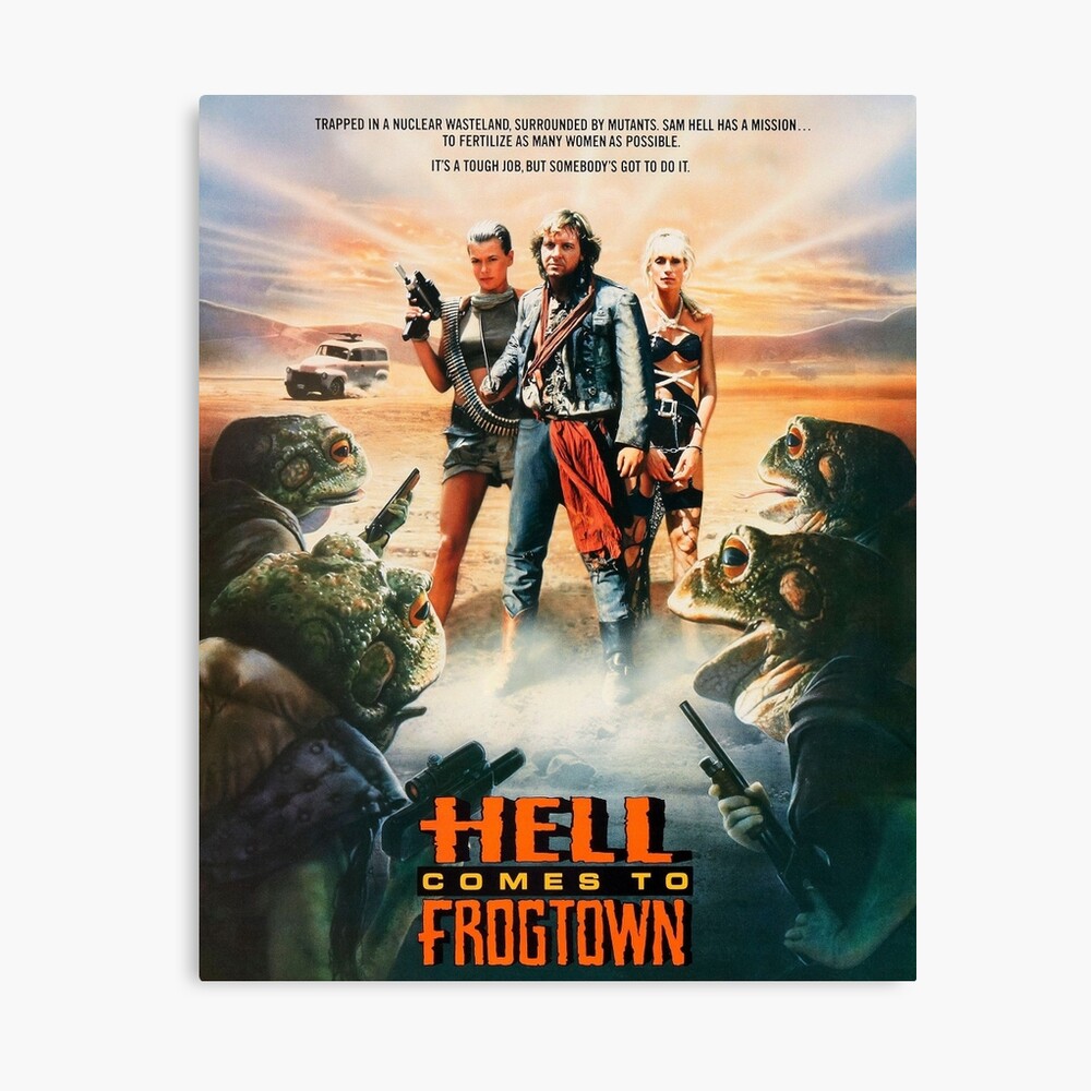 Hell Comes To Frogtown Poster Artwork Photographic Print for Sale by  crampedmisfit90 | Redbubble